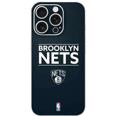 NBA Brooklyn Nets Standard - Black iPhone 16 Pro Skin